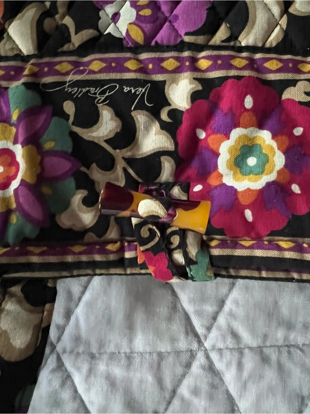 Vera Bradley Quilted Tote — Suzani (2011)